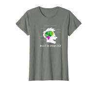 Captain Underpants Brain T-Shirt, Women, Olive Heather, XX-Large