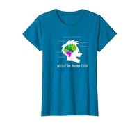 Captain Underpants Brain T-Shirt, Women, Sapphire Blue, Small
