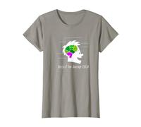 Captain Underpants Brain T-Shirt, Women, Slate Grey, Small