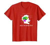 Captain Underpants Brain T-Shirt, Youth, Red, 3T