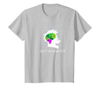 Captain Underpants Brain T-Shirt, Youth, Silver Grey, 4T