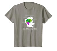 Captain Underpants Brain T-Shirt, Youth, Slate Grey, 2T