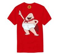 Captain Underpants Kids Women Men Crewneck T-Shirt Books Dav World Book Day Red