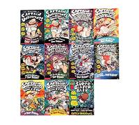 Captain Underpants Series - Complete 11 Book Collection - Adventures of Captain Underpants, Captain Underpants and the Preposterous Plight of the Purple Potty People, Captain Underpants and the Big, Bad Battle of the Bionic Booger Boy, Part 1 by Dav Pilkey (2010) Paperback
