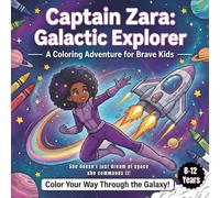 Captain Zara Galactic Explorer: A Coloring Adventure for Brave Kids