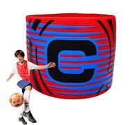 Captain's Armband - Durable Elastic Bracelet for Football, Adjustable C Bracelet for Kids Training and Basketball | Adjustable Nylon Sports Armband for Team Leaders, Trainers and Spors