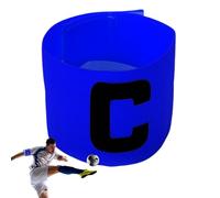 Captain's Armband Soccer - 33x7cm Nylon Yellow/Orange/Red/Blue/Pink, Elastic Team Leadership, Non-Slip Sport Control | Perfect for Adult Youth Football Games, Matches Training, Basketball Court Play