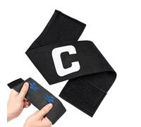 Captains Armband Soccer | Breathable Elastic Adjustable | Youth Soccer Captain Arm Badge - for Player Outdoor Football Volleyball Basketball, Team Training