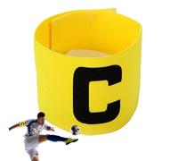 Captain's Armband Soccer - non-slip elastic soccer captain band, durable sports C armband | adjustable captain’s band for football, basketball, and team players, lightweight comfortable fit for traini