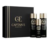 Captains-Essentials Mens-care Musk-AbyadMen Essentials Set Face Cream 50 ml + Shampoo 250 ml + Body Wash 250 ml