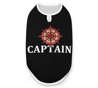 Captain's Rudder Dog Clothes Dogs Jacket Pet Shirts Coats for Summer Apparel L