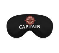 Captain's Rudder Sleep Mask Soft Blackout Eye Mask Eye Shade Cover with Adjustable Strap for Men Women
