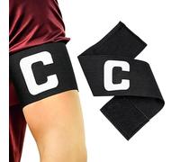 Captains Soccer Bracelet - Breathable Elastic Band, Secure Hook Closure, Stretch Fit Design, High Visibility Colour, Lightweight Comfort Wear | Ideal for Football Volleyball Basketball Team Training