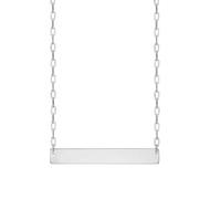 Captena Horizontal Necklace Stainless Steel DU10067 - Man Silver 54 cm