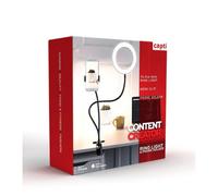 Capti Content Creator Ring Light & Phone Holder 15.2cm
