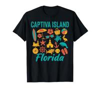 Captiva Island Florida Beach Vacation Coastal Life T-Shirt