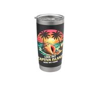 Captiva Island Florida Beach Vacation Seashell Stainless Steel Insulated Tumbler