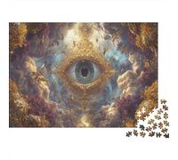 Captivating Divine Eye Puzzles 1000 Piece Challenge Toy Adults And Children Family Fun Puzzle Educational Challenge Home Decoration Gift 70x50cm/1000pcs