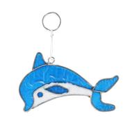 Captivating Dolphin Resin Suncatcher - Seaside Charm Window Decoration and Ocean-Inspired Souvenir - Unique Dolphin-Shaped Sun Catcher by Something Different Wholesale