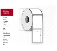 Capture 30001258 Label. 100x150x26. 12pcs/Box