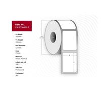 Capture CA-3016407-T Label 102 x 192mm. Core 25mm.