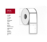 Capture CA-76179 Label 102 x 64mm. Core 76mm.