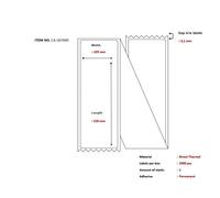 Capture CA-LB7000 Ship-label 105 x 220mm.