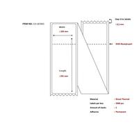 Capture CA-LB7001 Ship-label 105 x 251mm.