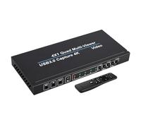 Capture Card, 4K High Definition Audio Capture Card, Remote Control Video Capture Device, Streaming Accessories for Live Streaming