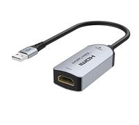 Capture Card - Video Capture Crad 2.0, TESmart HDMI Video Recording Card HDMI to USB 2.0/3.0 Adapter Audio Game Capture Card 1080P 60fps - (0.15m)