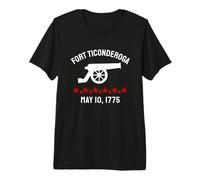 Capture Fort Ticonderoga Cannon Revolutionary War 1775 Premium T-Shirt