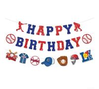 Capture Fun Moments with Baseball Birthday Party Decorations Happy Birthday Banner Set