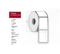 Capture Label 51 x 25mm, Core 25mm, Thermal Transfer, Permanent, No Perforation, 2580 Labels per Roll, 12 Rolls per Box (CA-880007-025D)