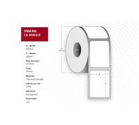 Capture Label Address Rolls 102 x 38 mm, Core 25 mm,