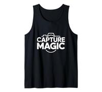 Capture Magic Minimal Camera Design for Photographers Tank Top
