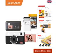 Capture & Print Anytime: Mini Shot 2 Retro Instant Camera & Photo Printer Bundle