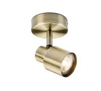 Capture Single Spotlight - Antique Brass