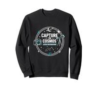 Capture the Cosmos Space Telescope Badge Design Sweatshirt
