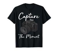 Capture The Moment Camera Photography Funny Photographer T-Shirt