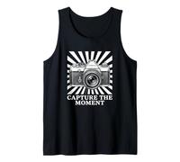 Capture The Moment Digital Photographer Camera Lens Tank Top