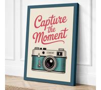 Capture the Moment Vintage Canvas Wall Art Print 30x20 Inch (76 x 51 cm)