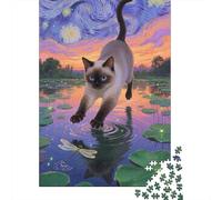 Capture The Spirit of Exotic Shorthair - 1000 Piece Wooden Puzzle for A Memorable Puzzle-Solving Experience - Ideal for Gift-Giving