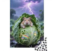 Capture The Spirit of Guinea Pig - 1000 Piece Wooden Puzzle for A Memorable Puzzle-Solving Experience - Ideal for Gift-Giving