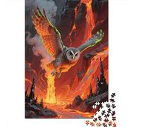 Capture The Spirit of Owl - 1000 Piece Wooden Puzzle for A Memorable Puzzle-Solving Experience - Ideal for Gift-Giving