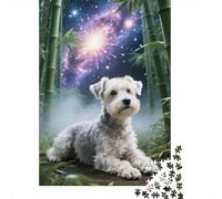 Capture The Spirit of Schnauzer - 1000 Piece Wooden Puzzle for A Memorable Puzzle-Solving Experience - Ideal for Gift-Giving