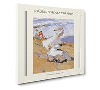 Capturing The Moment By Joaquin Sorolla Y Bastida Canvas Print | Gallery Wrapped 30mm Frame Wall Art | 14x14 inches | Ready to Hang | Classic Picture | Living Room Bedroom Lounge Office