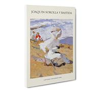 Capturing The Moment By Joaquin Sorolla Y Bastida Canvas Print | Gallery Wrapped 30mm Frame Wall Art | 30x20 inches | Ready to Hang | Classic Picture | Living Room Bedroom Lounge Office