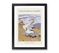 Capturing The Moment By Joaquin Sorolla Y Bastida Exhibition Museum Painting Framed Print | A2 Black Framed Wall Art | Ready to Hang | Modern Historical Picture | Living Room Bedroom Lounge Office