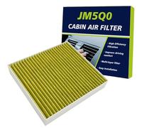 Capume Cabin Air Filter Suitable for Audi RS3, S3, A3, Q3, TT Quattro, Atlas, Golf, GTI, Jetta, Taos, Tiguan, Arteon, 2015-2020, 2021, 2022, 2023, 5Q0-819-653, CF11643, 5Q0-819-653 3, CF11, CF643