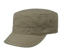 CapUniverse Urban Armycap Cotton Military Cap Fullcap Unisex Summer Winter Olive L/XL (58-61 cm)